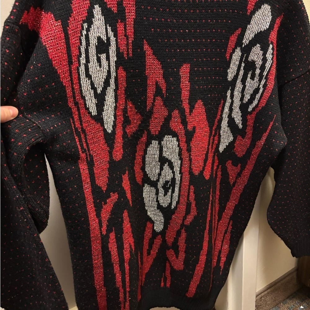 Ellen-D Kollection Vintage Abstract Pattern Sweater - Picture 5 of 9